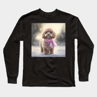 Cavoodle Enjoys The Snow Long Sleeve T-Shirt